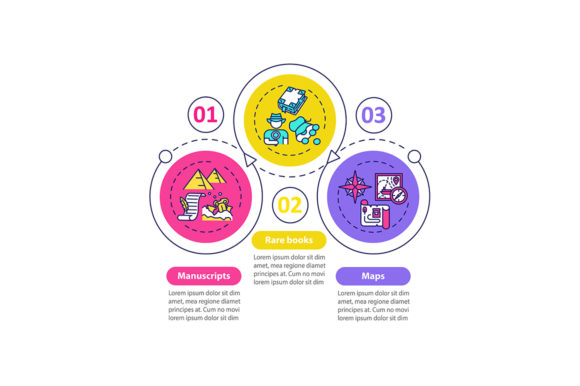 Archive Collections Vector Infographic