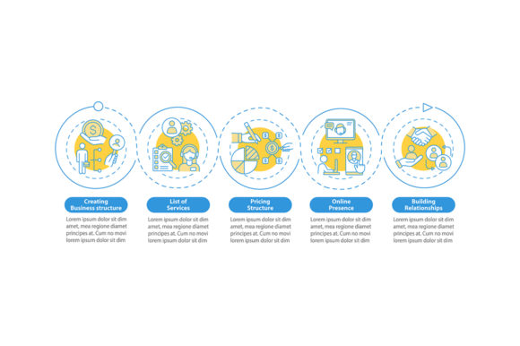 Business Development Vector Infographic