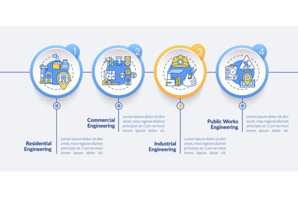 Civil Engineering Vector Infographic