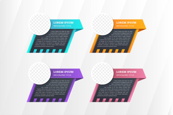 Diagonal Infographic Photo Graphics