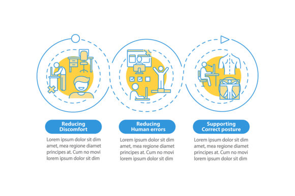 Ergonomic Design Vector Infographic