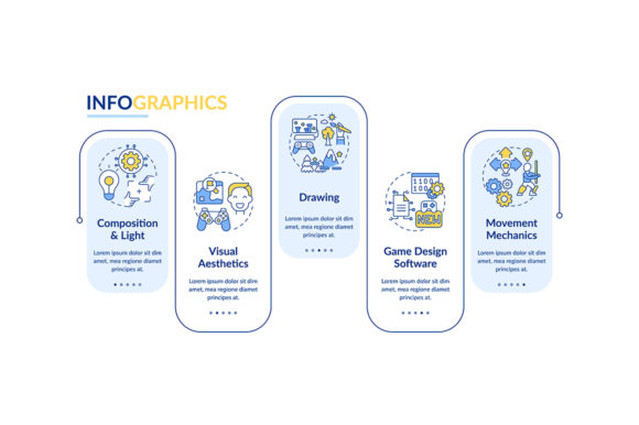 Game Designer Skills Vector Infographic
