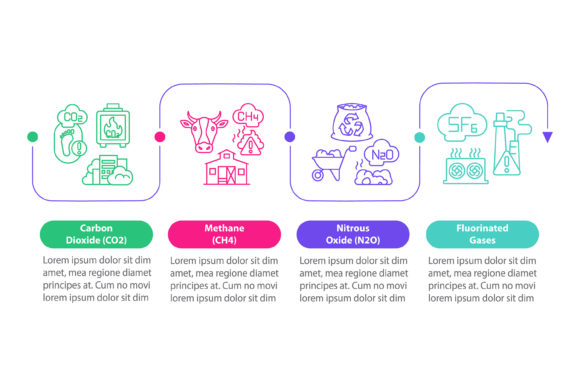 Greenhouse Effect Vector Infographic