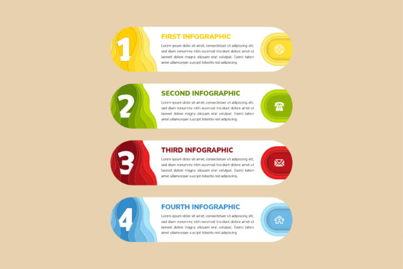 Paper Cut Liquid Infographic Four: Graphics with a Modern Edge