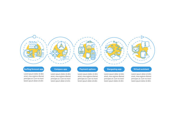 Smartwatch Attributes Vector Infographic