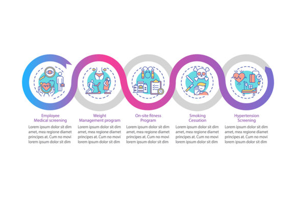 Workspace Wellbeing Infographic Graphics